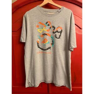 LRG Brand Premium Fit XL Tee Shirt  The Brighter Side of Life Orange Yellow EUC